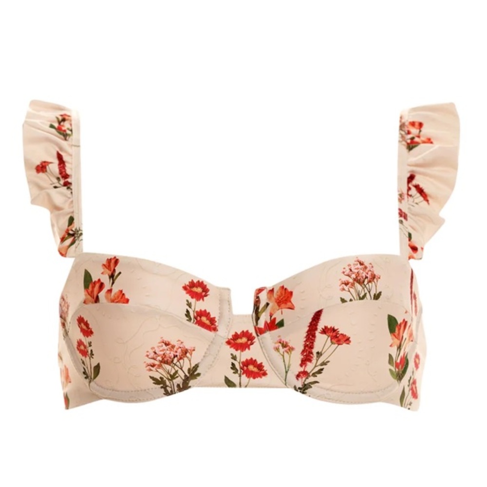 Agua by Agua Bendita Simbolo Kiwi Oasis Bikini Top & Bottom Bikini Set - Picture 3 of 7